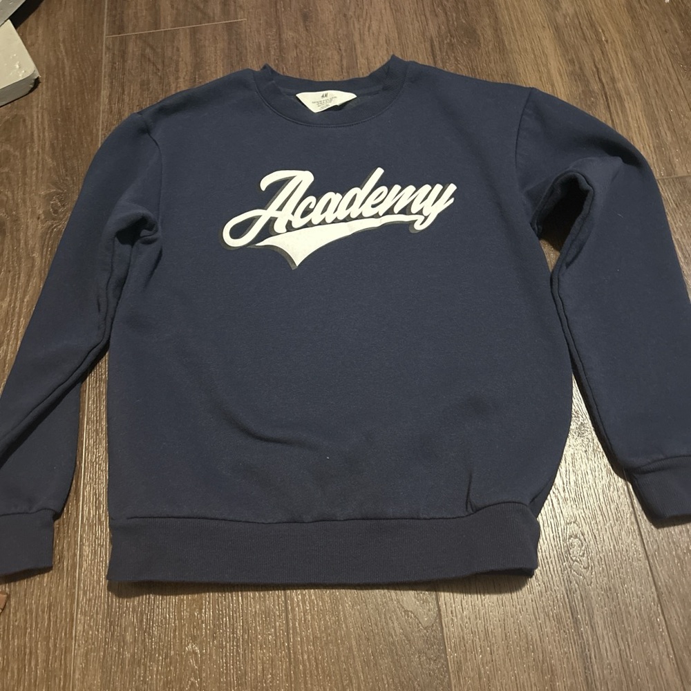 H&M Blue Crewneck Sweater Classic Style